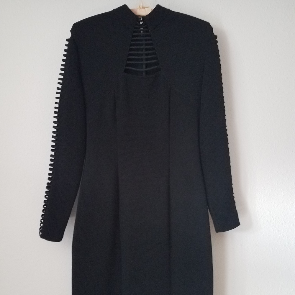 Vintage 90s Body Con Club Wear Cage Dress
